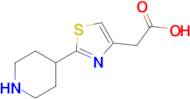 2-(2-(Piperidin-4-yl)thiazol-4-yl)acetic acid