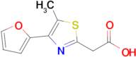 2-(4-(Furan-2-yl)-5-methylthiazol-2-yl)acetic acid