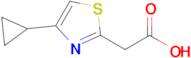 2-(4-Cyclopropylthiazol-2-yl)acetic acid