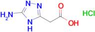 2-(5-amino-4H-1,2,4-triazol-3-yl)acetic acid hydrochloride