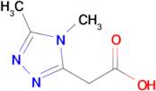 2-(4,5-Dimethyl-4h-1,2,4-triazol-3-yl)acetic acid