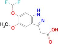 2-(6-(Difluoromethoxy)-5-methoxy-1h-indazol-3-yl)acetic acid