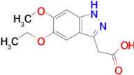 2-(5-Ethoxy-6-methoxy-1h-indazol-3-yl)acetic acid