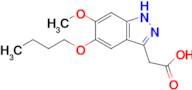 2-(5-Butoxy-6-methoxy-1h-indazol-3-yl)acetic acid