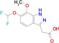 2-(6-(Difluoromethoxy)-7-methoxy-1h-indazol-3-yl)acetic acid