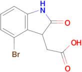 2-(4-Bromo-2-oxoindolin-3-yl)acetic acid