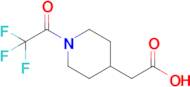 2-(1-(2,2,2-Trifluoroacetyl)piperidin-4-yl)acetic acid