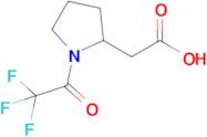 2-(1-(2,2,2-Trifluoroacetyl)pyrrolidin-2-yl)acetic acid