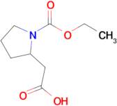 2-(1-(Ethoxycarbonyl)pyrrolidin-2-yl)acetic acid