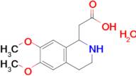 2-(6,7-Dimethoxy-1,2,3,4-tetrahydroisoquinolin-1-yl)acetic acid hydrate