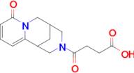 4-Oxo-4-(8-oxo-1,5,6,8-tetrahydro-2h-1,5-methanopyrido[1,2-a][1,5]diazocin-3(4h)-yl)butanoic acid