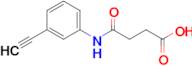 4-((3-Ethynylphenyl)amino)-4-oxobutanoic acid