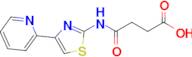 4-Oxo-4-((4-(pyridin-2-yl)thiazol-2-yl)amino)butanoic acid