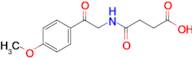 4-((2-(4-Methoxyphenyl)-2-oxoethyl)amino)-4-oxobutanoic acid