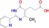 3-[4-methyl-6-oxo-2-(pyridin-2-yl)-1,6-dihydropyrimidin-5-yl]propanoic acid