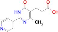 3-(4-Methyl-6-oxo-2-(pyridin-4-yl)-1,6-dihydropyrimidin-5-yl)propanoic acid