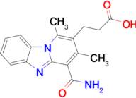 3-(4-Carbamoyl-1,3-dimethylbenzo[4,5]imidazo[1,2-a]pyridin-2-yl)propanoic acid