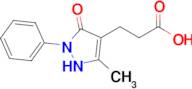 3-(5-methyl-3-oxo-2-phenyl-2,3-dihydro-1H-pyrazol-4-yl)propanoic acid