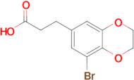 3-(8-Bromo-2,3-dihydrobenzo[b][1,4]dioxin-6-yl)propanoic acid