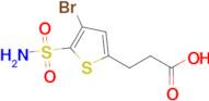 3-(4-Bromo-5-sulfamoylthiophen-2-yl)propanoic acid