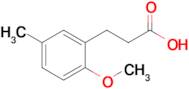 3-(2-Methoxy-5-methylphenyl)propanoic acid