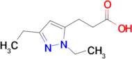 3-(1,3-Diethyl-1h-pyrazol-5-yl)propanoic acid