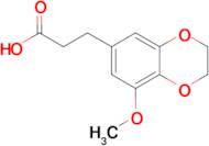 3-(8-Methoxy-2,3-dihydrobenzo[b][1,4]dioxin-6-yl)propanoic acid