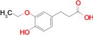 3-(3-Ethoxy-4-hydroxyphenyl)propanoic acid