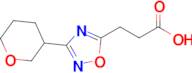 3-(3-(Tetrahydro-2h-pyran-3-yl)-1,2,4-oxadiazol-5-yl)propanoic acid