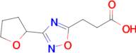 3-(3-(Tetrahydrofuran-2-yl)-1,2,4-oxadiazol-5-yl)propanoic acid