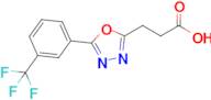 3-(5-(3-(Trifluoromethyl)phenyl)-1,3,4-oxadiazol-2-yl)propanoic acid