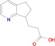 3-(6,7-Dihydro-5h-cyclopenta[b]pyridin-7-yl)propanoic acid