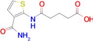 5-((3-Carbamoylthiophen-2-yl)amino)-5-oxopentanoic acid