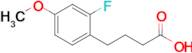 4-(2-Fluoro-4-methoxyphenyl)butanoic acid