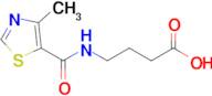 4-(4-Methylthiazole-5-carboxamido)butanoic acid