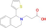 3-(1-(Thiophen-2-yl)-3,4-dihydroisoquinolin-2(1h)-yl)propanoic acid