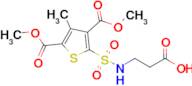 3-((3,5-Bis(methoxycarbonyl)-4-methylthiophene)-2-sulfonamido)propanoic acid