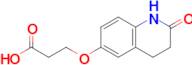 3-((2-Oxo-1,2,3,4-tetrahydroquinolin-6-yl)oxy)propanoic acid