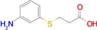 3-((3-Aminophenyl)thio)propanoic acid