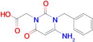 2-(4-Amino-3-benzyl-2,6-dioxo-3,6-dihydropyrimidin-1(2h)-yl)acetic acid