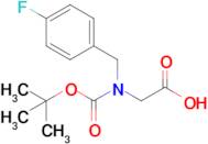 N-(Tert-butoxycarbonyl)-n-(4-fluorobenzyl)glycine