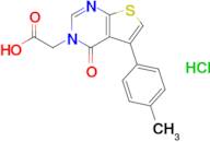 2-(4-Oxo-5-(p-tolyl)thieno[2,3-d]pyrimidin-3(4h)-yl)acetic acid hydrochloride