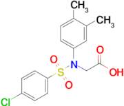 n-((4-Chlorophenyl)sulfonyl)-n-(3,4-dimethylphenyl)glycine