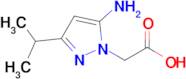 2-(5-Amino-3-isopropyl-1h-pyrazol-1-yl)acetic acid