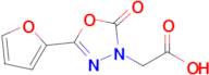 2-(5-(Furan-2-yl)-2-oxo-1,3,4-oxadiazol-3(2h)-yl)acetic acid