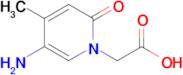 2-(5-Amino-4-methyl-2-oxopyridin-1(2h)-yl)acetic acid