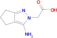 2-(3-Amino-5,6-dihydrocyclopenta[c]pyrazol-2(4h)-yl)acetic acid