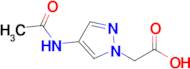 2-(4-Acetamido-1h-pyrazol-1-yl)acetic acid