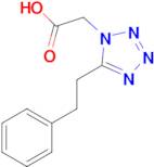 2-(5-Phenethyl-1h-tetrazol-1-yl)acetic acid