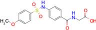 (4-((4-Methoxyphenyl)sulfonamido)benzoyl)glycine